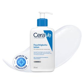 CeraVe Feuchtigkeitslotion: leichte Körperlotion für trockene bis sehr trockene Haut