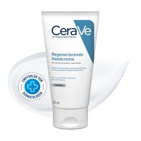 CeraVe Regenerierende Handcreme: feuchtigkeitsspendende Handpflege mit Hyaluron und Ceramiden