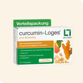 curcumin-Loges plus Boswellia - hoch bioverfügbare Kurkuma-Kapseln plus Weihrauch