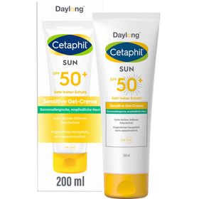 CETAPHIL SUN Sensitive Gel-Creme SPF 50+ Extra-leichter, fettfreier Sonnenschutz