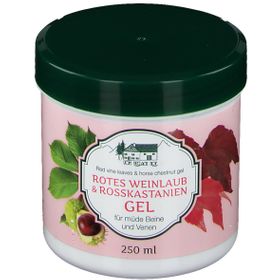 Gel feuilles de vigne rouge