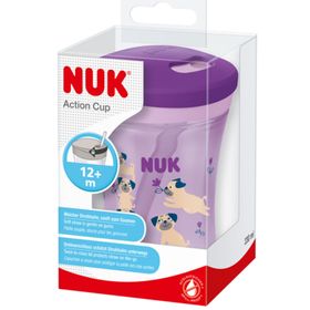 NUK Action Cup 230ml avec paille, 12 mois et plus