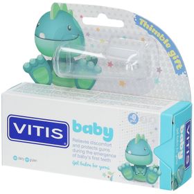 VITIS® Baume jaune pour bébé + Brosse à dents pour doigts