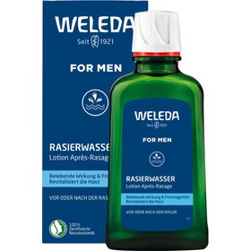 Weleda For Men Rasierwasser – Erfrischt, belebt & pflegt die Haut vor und nach der Rasur