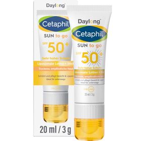 CETAPHIL SUN to go Liposomale Lotion und Stick SPF 50+ für Gesicht und Lippen