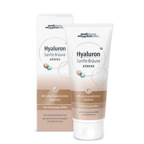 medipharma cosmetics Hyualuron Bronzage doux Crème corporelle