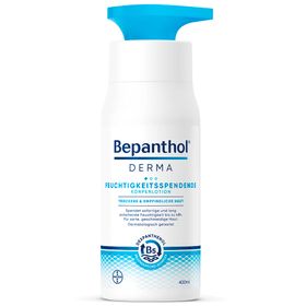 Bepanthol® DERMA Feuchtigkeitsspendende Körperlotion, Köperpflege für empfindliche und trockene Haut, dermatologisch getestete Feuchtigkeitscreme mit Dexpanthenol