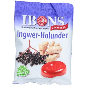 IBONS Bonbons au gingembre et au sureau sans sucre