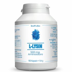 L-Lysine 500 mg Acide aminé