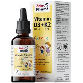 Vitamine D3+K2 MK-7 Family ZeinPharma®