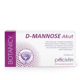 BOTANICY D-MANNOSE + Cranberry AKUT Sticks