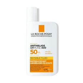 La Roche Posay Anthelios Invisible Fluid UVMune 400 LSF 50+: Sonnencreme für das Gesicht für zu Sonnenallergie neigende und empfindliche Haut