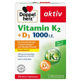 Doppelherz® aktiv Vitamin K2 + D3 1000 I.E.