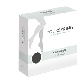 Spring® YOURSPRING LIGHT Vital-Kniestrumpf Gr. 41/42 schwarz