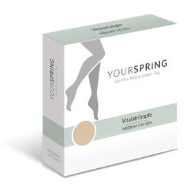 YOURSPRING medium transparent 140den AG Gr.3 nuss