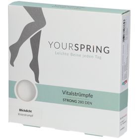 Spring® YOURSPRING STRONG Vital-Kniestrumpf Gr. 38/39 schwarz