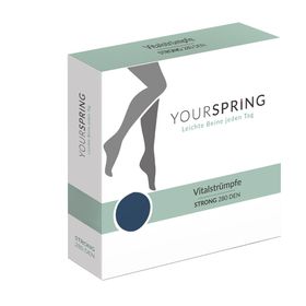 Spring® YOURSPRING LIGHT Vital-Kniestrumpf Gr. 40/41 blau