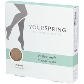 YOURSPRING strong blickdicht 280den AD 38/39 honig