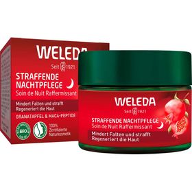 WELEDA Soin de nuit raffermissant à la Grenade & aux peptides de Maca - nourrit intensément, raffermit & réduit les rides