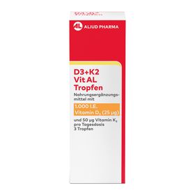 ALIUD PHARMA D3 + K2 Vit AL 1000 I.E / 50 µg Tropfen