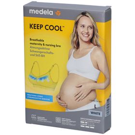 medela Keep Cool™ Soutien-gorge de grossesse et d'allaitement blanc, taille L