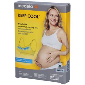 medela Keep Cool™ Soutien-gorge de grossesse et d'allaitement blanc, taille XL