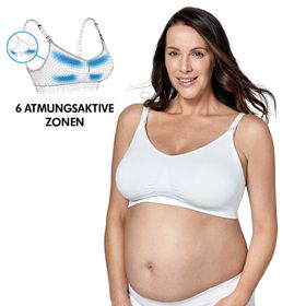 medela Keep Cool™ Soutien-gorge de grossesse et d'allaitement ultra confortable blanc, taille M