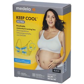 medela Keep Cool™ Soutien-gorge de grossesse et d'allaitement ultra confortable noir, taille S
