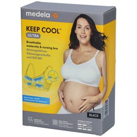 medela Keep Cool™ Soutien-gorge de grossesse et d'allaitement ultra confortable noir, taille L