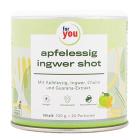 foryou apfelessig ingwer shot