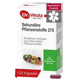 Dr. Wolz Sekundäre Pflanzenstoffe 270, 120 Kapseln