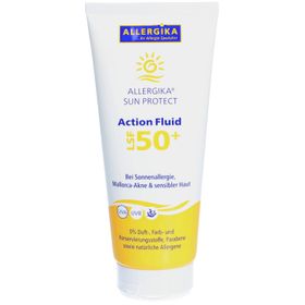 ALLERGIKA® SUN PROTECT Action Fluid SPF 50+ - Sonnenschutz mit sehr hohem Schutz zur Vorbeugung von Sonnenallergie, Mallorca-Akne
