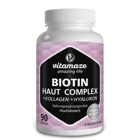 vitamaze Biotine Haut Complexe + Collagène + Hyaluron