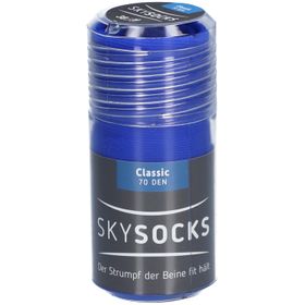 SKYSOCKS Classic - Bas de compression 70den AD Taille 38/39 Bleu