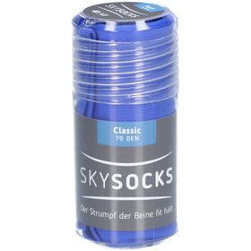 SKYSOCKS Classic - Bas de compression 70den AD Taille 40/41 Bleu