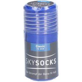 SKYSOCKS classic Mi-bas de compression 70den AD Taille  42/43 Bleu