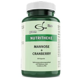 green line NUTRITHEKE Mannose + Cranberry