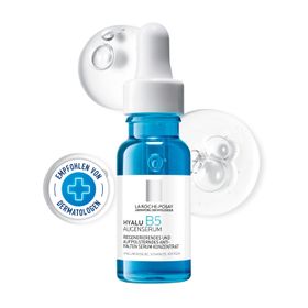 LA ROCHE-POSAY Hyalu B5 Sérum contour des yeux : Sérum anti-âge régénérant et repulpant pour les yeux sensibles