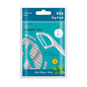 miradent Zahnpick® 2-in1: Floss + Pick