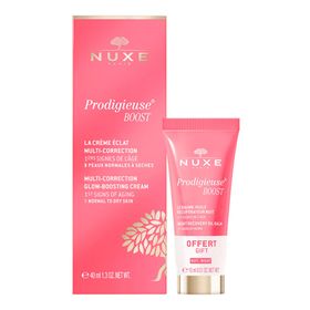 NUXE Prodigieuse Boost Multi-korrigierende Creme  + Gratis Ölbalsam für die Nacht