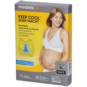 Medela Keep Cool™ Sleep/Night Soutien-gorge de maternité taille XL noir