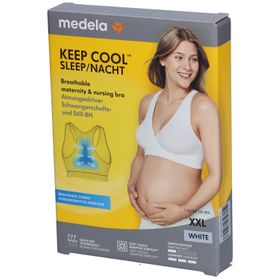 medela Keep Cool™ Schlaf-Bustier für Schwangerschaft und Stillzeit weiß, Gr. XXL