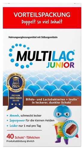 MULTILAC Darmsynbiotikum Junior Täfelchen