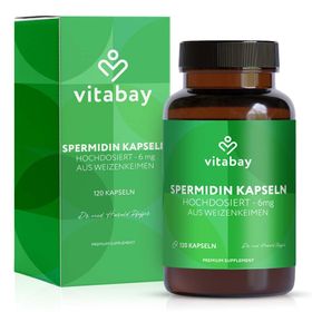 Vitabay Spermidin 6 mg – Gélules véganes à base de germe de blé