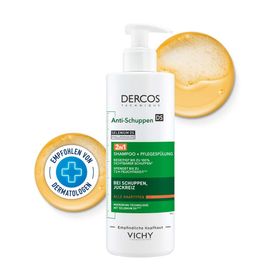 Dercos 2in1 shampooing antipelliculaire 390ml