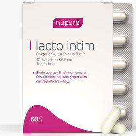 nupure Lacto Intim - Capsules probiotiques avec des bactéries d'acide lactique