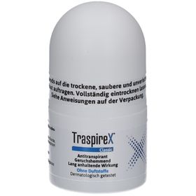 TraspireX® Classic Antitranspirant Deo-Roller ohne Duftstoffe