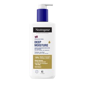 Neutrogena® formule norvégienne Deep Moisture lotion corporelle à absorption immédiate à l'huile d'amande nourrissante
