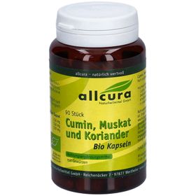allcura Cumin muscade et coriandre gélules bio
