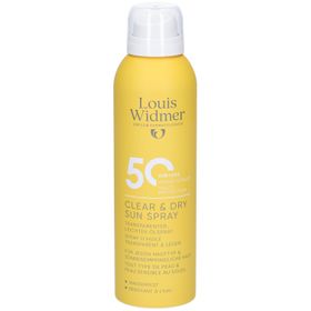 Louis Widmer® Clear & Dry Sun Spray SPF 50 für alle Hauttypen